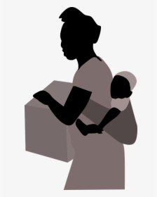 African, Mother, Woman, Ethic, Child, Carrying, People, HD Png Download, Transparent PNG