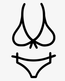 Cloth Women Bra Panties Under Garments Svg, HD Png Download, Transparent PNG