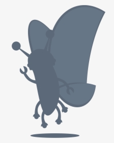 Bionic Butterfly Silhouette, HD Png Download, Transparent PNG