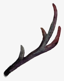 Clip Download Antler Horn Painting Leaves Falling Element, HD Png Download, Transparent PNG