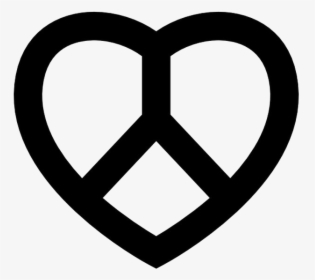 Heart Peace Symbol, HD Png Download, Transparent PNG