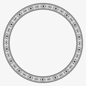 Decorative Ornamental Round Frame Clip Arts, HD Png Download, Transparent PNG