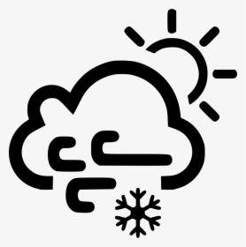 Cloud Wind Windy Sun Sunny Snow Snowing, HD Png Download, Transparent PNG