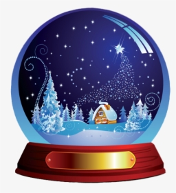 Winter Snow Globes Christmas, HD Png Download, Transparent PNG
