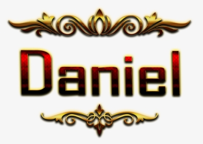 Daniel Decorative Name Png, Transparent Png, Transparent PNG