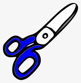 Scissors With Blue Handles Clip Arts, HD Png Download, Transparent PNG