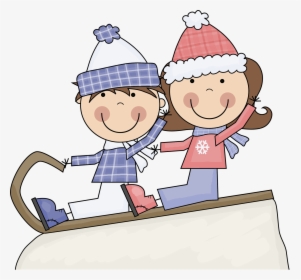 Kids Playing In Snow Clipart Clip Art, HD Png Download, Transparent PNG