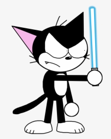 Cyborg Kuro-chan With Lightsaber By Marcospower1996, HD Png Download, Transparent PNG