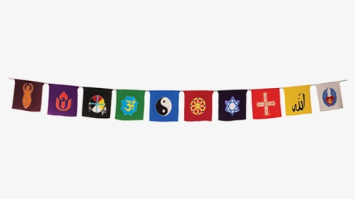Religions Flags Banner, HD Png Download, Transparent PNG