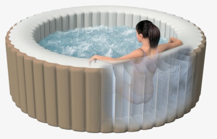 Download Jacuzzi Bath Png Clipart - Inflatable Hot Tub With Jets, Transparent Png, Transparent PNG