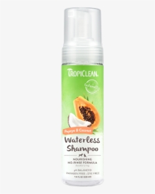 Tropiclean Papaya And Coconut Nourishing No Rinse Waterless - Bottle, HD Png Download, Transparent PNG