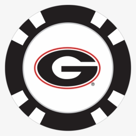 Georgia Bulldogs Poker Chip Ball Marker - Transparent Cleveland Indians Logo, HD Png Download, Transparent PNG