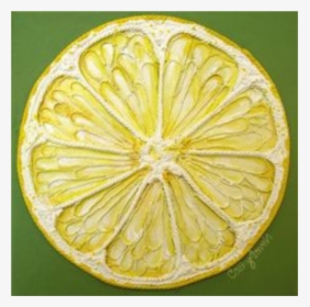 #lemon #slice - Painting, HD Png Download, Transparent PNG