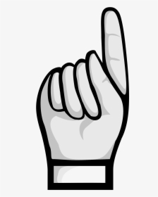 Transparent Clip Art Hand - Hand Pointing Up Clipart, HD Png Download, Transparent PNG
