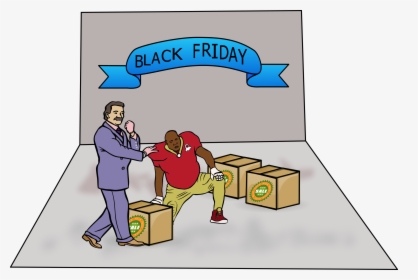 Black Friday Shoppers Clip Arts - Black Friday, HD Png Download, Transparent PNG