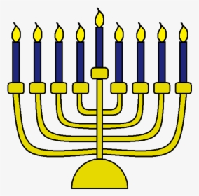 Menorah Jewish Holiday Koozies Clip - Hanukkah Menorah Day 5, HD Png Download, Transparent PNG