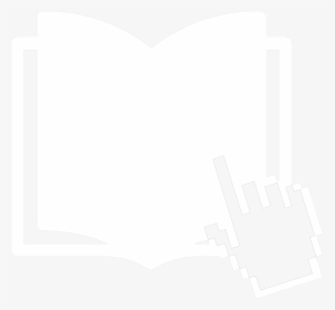 Icon Representing A Hand Pointing To A Place In A Book - Illustration, HD Png Download, Transparent PNG