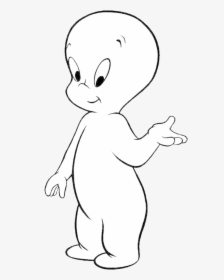 Ghost Casper Doodle Sweetghost Cuteghost Horror Drawing - Ghost Coloring Pages, HD Png Download, Transparent PNG