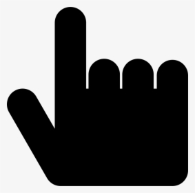 Black Hand Pointing Up - Mano Negra Apuntando, HD Png Download, Transparent PNG