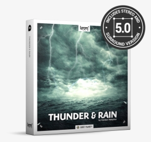 Thunder And Rain Nature Ambience Sound Effects Library - Boom Library Thunder And Rain, HD Png Download, Transparent PNG