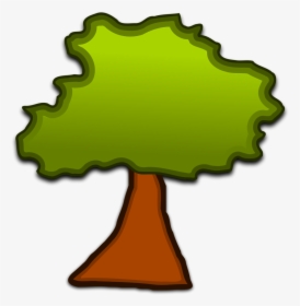 Clip Art Trees Free - Cartoonish Tree, HD Png Download, Transparent PNG