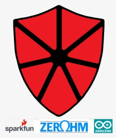 A Shield With Seven Segments - Sparkfun, HD Png Download, Transparent PNG