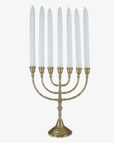 7 Candle Holder Solid Brass Menorah - 7 Candle Stand, HD Png Download, Transparent PNG