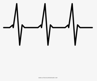Heartbeat Coloring Page - Plot, HD Png Download, Transparent PNG