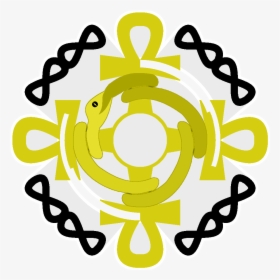 Ouroboros Png - Anchor With Chain Circle, Transparent Png, Transparent PNG