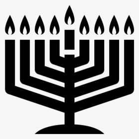 Icon Free Download Png - Free Menorah Candles Graphic, Transparent Png, Transparent PNG