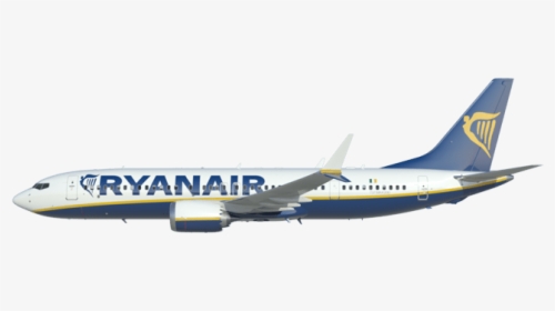Boeing 737 Max Ryanair - Ryanair Plane Png, Transparent Png, Transparent PNG