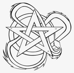 Ouroboros Drawing Symbol Tattoo Alchemy - Ouroboros Draw For Tattoo, HD Png Download, Transparent PNG