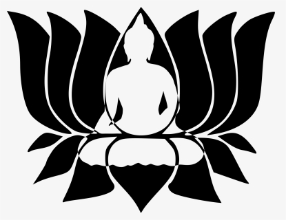 Buddha, Lotus, Meditation, Buddhist, Buddhism, Man - Hindu Symbols Lotus Flower, HD Png Download, Transparent PNG