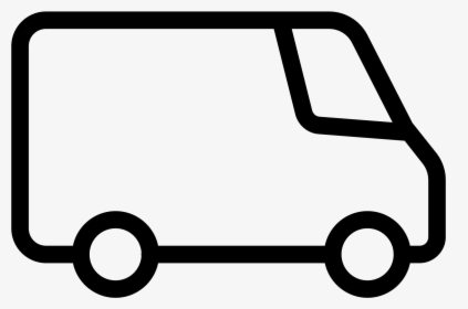 Transparent Truck Vector Png - Van Icon Png, Png Download, Transparent PNG