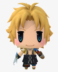 Download Zip Archive - World Of Final Fantasy Tidus, HD Png Download, Transparent PNG