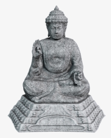 Buddha, Stone Figure, Sitting, Sculpture, Siddhartha - Statue, HD Png Download, Transparent PNG