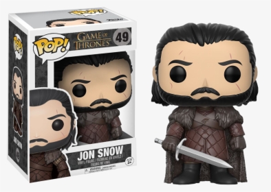 Game Of Thrones - Figurine Pop Jon Snow, HD Png Download, Transparent PNG