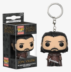 Game Of Thrones - Jon Snow Funko Pop Keychain, HD Png Download, Transparent PNG