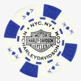 Nyc Harley Davidson Poker Chip, HD Png Download, Transparent PNG