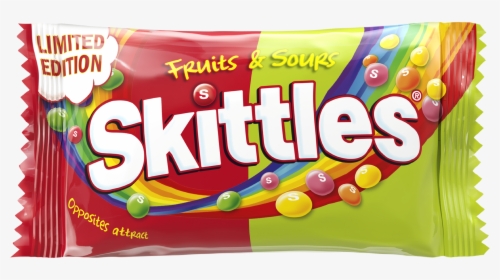 Skittles Fruits & Sours Std Bag - Original Skittles Transparent, HD Png Download, Transparent PNG