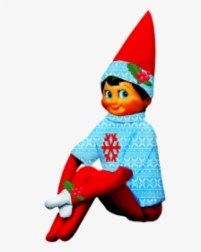 Elf On A Shelf, Christmas Elf, Winter, Christmas, Happy - Christmas Elf, HD Png Download, Transparent PNG