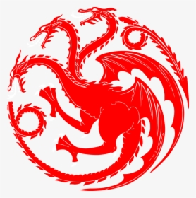 Game Of Thrones Logo Transparent Image - Targaryen Logo Png, Png Download, Transparent PNG