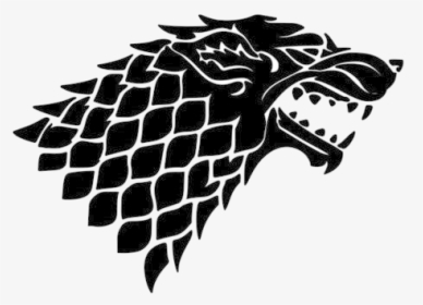Game Of Thrones Direwolf House Stark Graphics Design - House Stark Sigil, HD Png Download, Transparent PNG