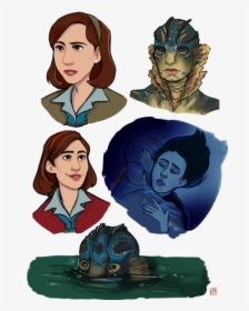 How Do You Draw Tumblr - Shape Of Water Drawing, HD Png Download, Transparent PNG