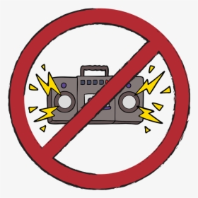 Icon Showing That Loud Music Is Prohibited In Animal - Do Not Enter Clipart, HD Png Download, Transparent PNG