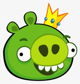 The King Pig Also Known As Smooth Cheeks And Big Bacon - Angry Birds Pig Sad, HD Png Download, Transparent PNG