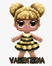 #lolsurprise #muñecaslol #lol #valentina #stickerspopulares - Lol Surprise Queen Bee, HD Png Download, Transparent PNG