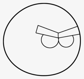 How To Draw Angry Birds - Circle, HD Png Download, Transparent PNG