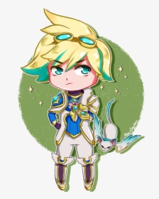 Chibi Star Guardian Ezreal By Almagkrueger Hd Wallpaper - Lol Chibi Star Guardian, HD Png Download, Transparent PNG