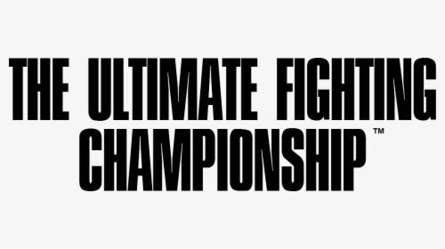 Logo Of The Ultimate Fighting Championship - Ultimate Fighting Championship Png, Transparent Png, Transparent PNG